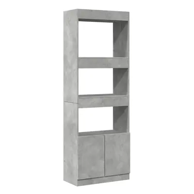 (concrete grey, x x cm) vidaXL Highboard Sideboard Storage Organiser Cabinet Cupboard Engineered