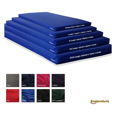 (X-Large, Royal Blue) Gymnastics Crash Mats, Crash Landing Pad, Shock Absorbing