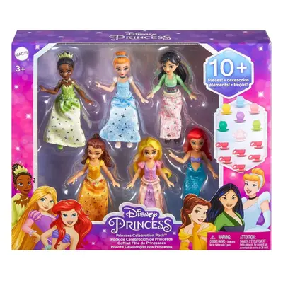 Mattel Disney Princess Celebration Pack Small Dolls Toys