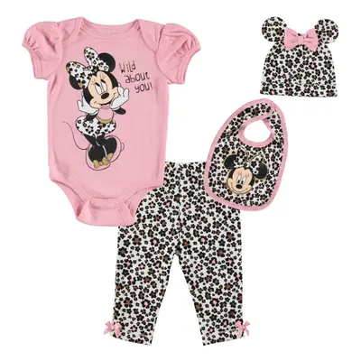 Disney Minnie Mouse Newborn Baby Girls Piece Outfit Set: Bodysuit Pa