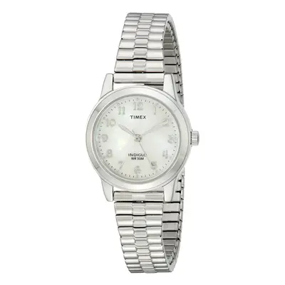 Timex Women's T2M826 Essex Avenue Silver-Tone Stainless Steel Expansio