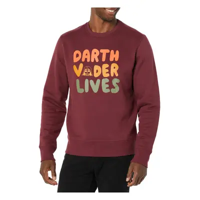 Amazon Essentials Disney Marvel Mens Fleece crewneck Sweatshirt, Star Wars Vader Lives, XX-Large