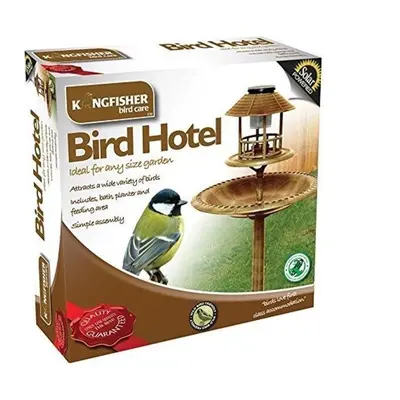 Kingfisher Bronze Copper Effect Solar Powered Bird Hotel