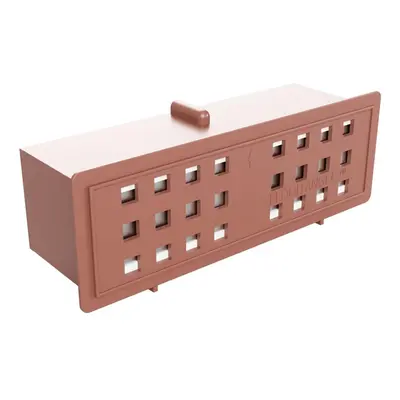 (Terracotta brick) Anti-Flood Air Brick Sub Floor Vent Water Ingress Flooding Defence Barrier Fl