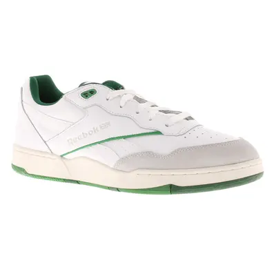 (White, 9.5 (Adults')) Reebok Mens Skate Shoes BB ii Leather Lace Up white UK Size