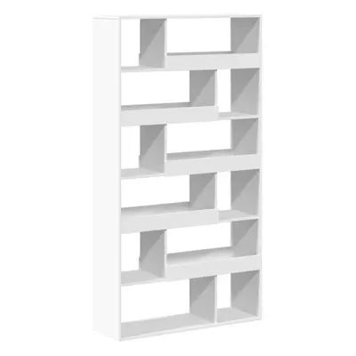 (white, x x 187.5 cm) vidaXL Room Divider Privacy Screen Room Partition Bookcase Engineered Wood