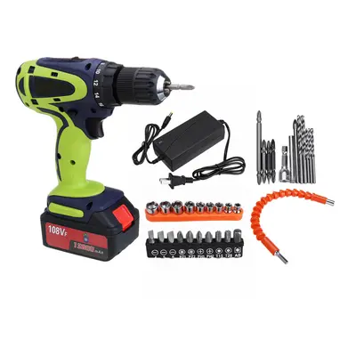 108VF 12800mAh Dual Speed Cordless Drill Multifunctional High Power Household Electric Drills