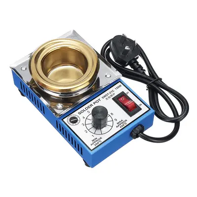 220V 150W Solder Pot Soldering Desoldering Bath Titanium Plate 50mm