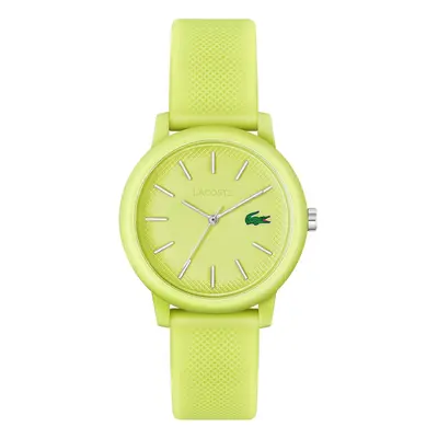 Lacoste 12.12 Women's TR90 Quartz Watch with Yellow Rubber Strap Brig