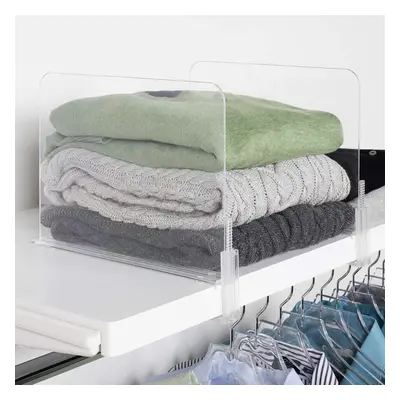 Richards Homewares Acrylic Shelf dividers Pack- Closet Organizer and