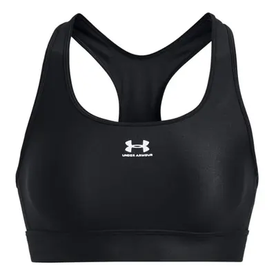 Under Armour Women's Standard HeatGear Mid Padless Sports Bra Black/B