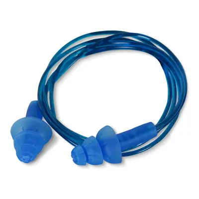 BEESWIFT QED CORDED DETECTABLE EAR PLUGS BLUE