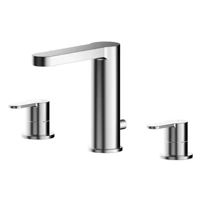 Round Deck Tap Hole Basin Mixer Tap & Pop Up Waste - Chrome