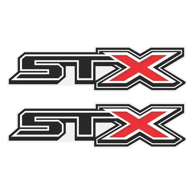 F150 STX Decals for Truck Replacement Bedside Stickers Premium Series Metallic Finish