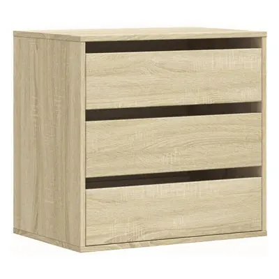 (sonoma oak, x x cm) vidaXL Corner Chest of Drawers Storage Drawer Side Cabinet Engineered Wood