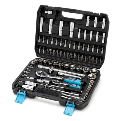 94 Pcs 1/2" & 1/4" Socket Set Ratchet Driver