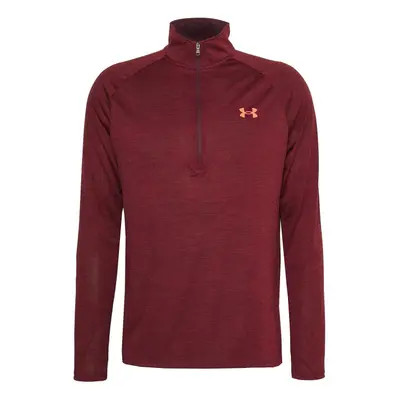 Under Armour Mens Tech 12 Zip-Up T-Shirt (603) Dark Maroon cordo