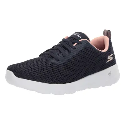 Skechers Women's Go Walk Joy Upturn Sneaker Navy/Pink 6.5 W US