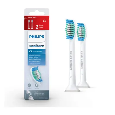 Philips Sonicare Genuine Simply Clean Replacement Toothbrush Heads