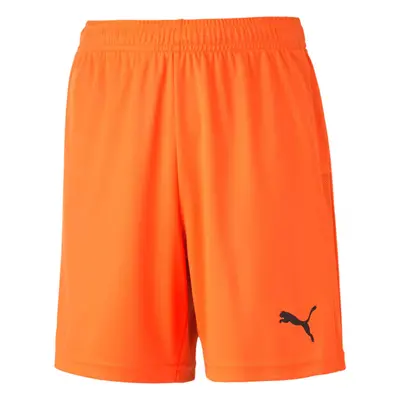 PUMA Unisex Youth TeamGoal Knit Shorts Shocking Orange/Black