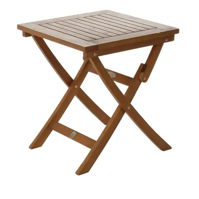 Charles Bentley Wooden Square Foldable Table FSC Certified