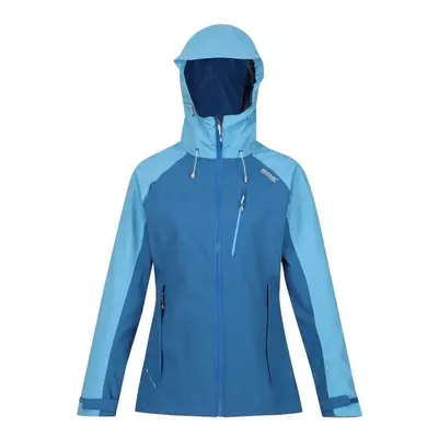 (8 UK, Vallarta Blue/Ethereal) Regatta Womens/Ladies Birchdale Waterproof Shell Jacket