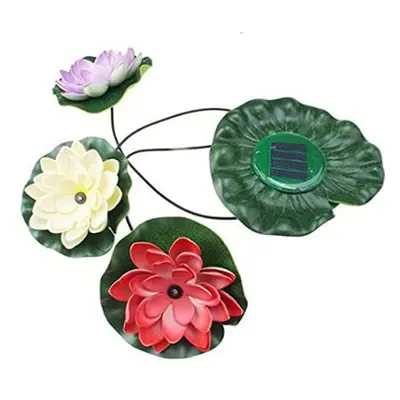 Floating Lotus Pad Solar Pond Lights Outdoor Garden Decoration Light