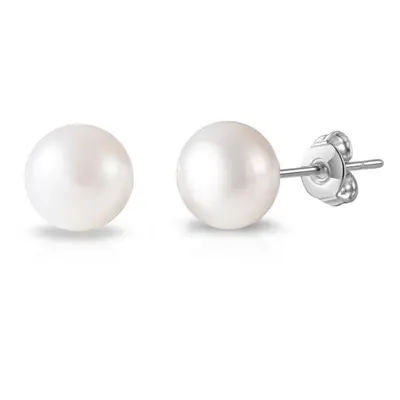 Silver Plated Freshwater Pearl Earrings