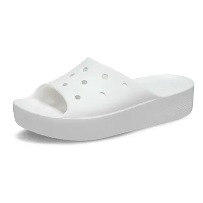 Crocs Women's Classic Slide | Platform Sandals White