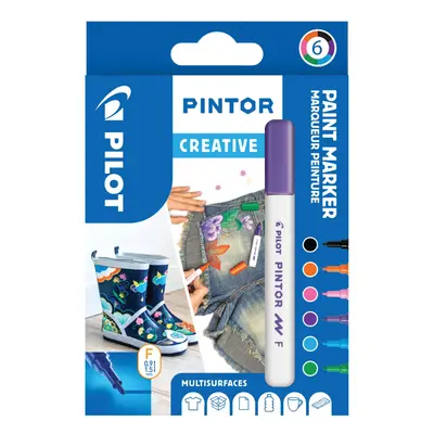 PILOT PINTOR F - 6er Set ""Fun""