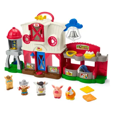 Fisher-Price Little People Toddler Learning Toy Caring for Animals Farm Playset with Smart Stage