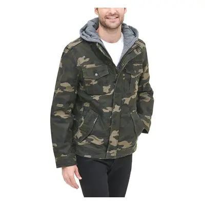 Levis mens Four-pocket Hooded Jacket camouflage Large US