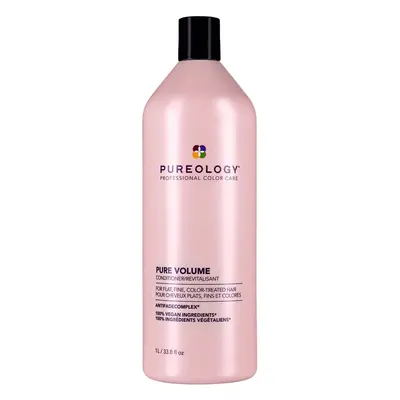 Pureology | Pure Volume | Conditioner | For Flat, Fine, Colour-Treated Hair | Adds Weightless Vo