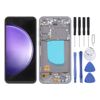 For Samsung Galaxy S23 FE SM-S711B 6.43 inch OLED LCD Screen Digitizer Full Assembly with Frame 