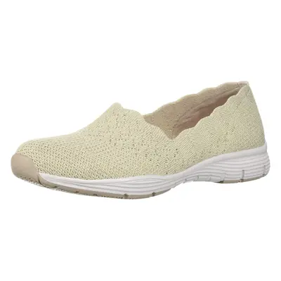 Skechers womens Seager Stat Loafer Natural US