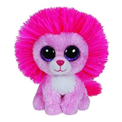 TY Beanie Boo Plush - Fluffy the pink Lion 15cm