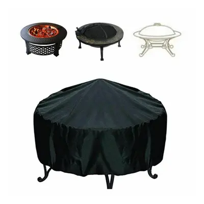 (77*58cm) Outdoor Garden BBQ Grill Cover Rainproof Dustproof UV Resistant Round Grill Cover Roun