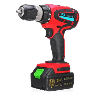 68V 10Ah Cordless Rechargeable Electric Drill Speed Heavy Duty Torque Power Drills