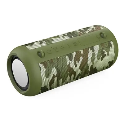 (Camouflage Green) Wireless Speaker 20W Bluetooth Soundbar Dual Bass 6D Hi-Fi 3600mAh TF Card AU