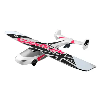 (Red+Two Battery) 420mm Wingspan 2.4G 3CH 6-Axis Gyroscope EPP Glider RC Airplane RTF for Beginn