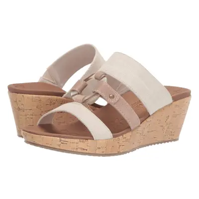 Skechers womens Beverlee - Sail Away Wedge Sandal Natural US