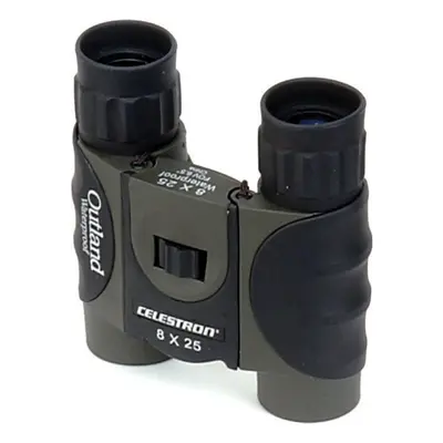 Celestron Outland 8X25 Compact Waterproof Binoculars with Rubber Coati