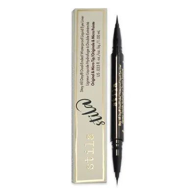 Stila Stay All Day Dual-Ended Waterproof Liquid Eye Liner - Intense Black for Women 0.033 oz Eye