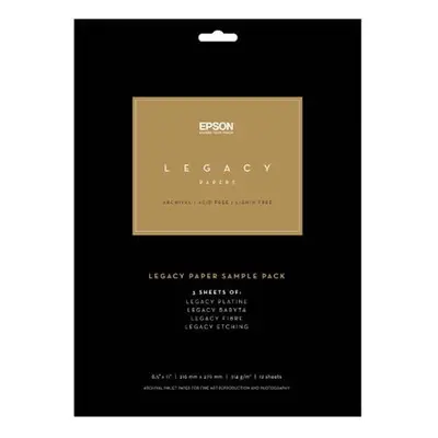 Epson EPSS450183 8.5 x in. Legacy Paper Sample Pack