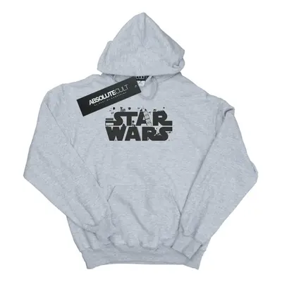 (9-11 Years, Sports Grey) Star Wars Boys Minimalist Logo Hoodie