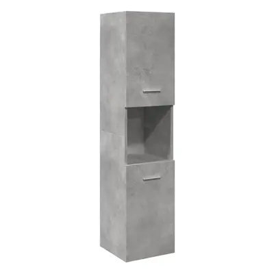 vidaXL Bathroom Hanging Cabinet Wall Cabinet Concrete Grey Engineered Wood