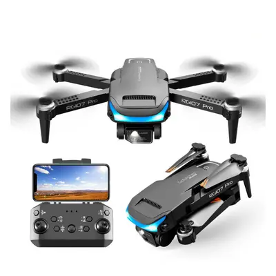 (Black, Two Batteries) 5G WiFi FPV with 4K HD ESC Dual Camera Obstacle Avoidance Optical Flow Po