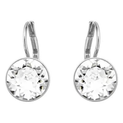 Swarovski Authentic Bella Rhodium Plated charming White Pierced Mini E