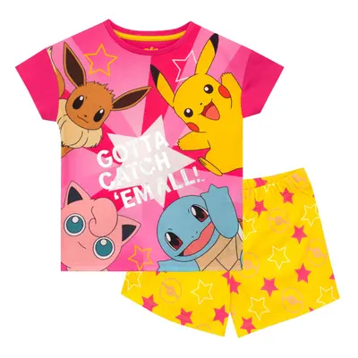 Pokemon Pajamas | Girls Short Pajamas | Pikachu Pajamas | Girls Pajama