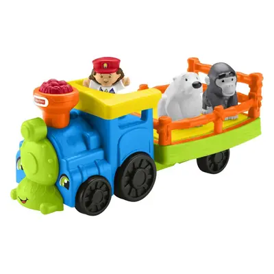 Fisher-Price Little People Toddler Toy Train Choo-Choo Zoo with Music